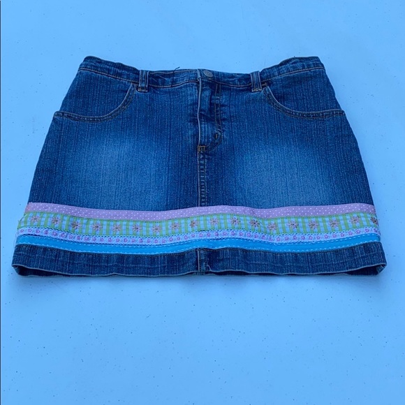 lilly pullitzer jean skort - Picture 1 of 4